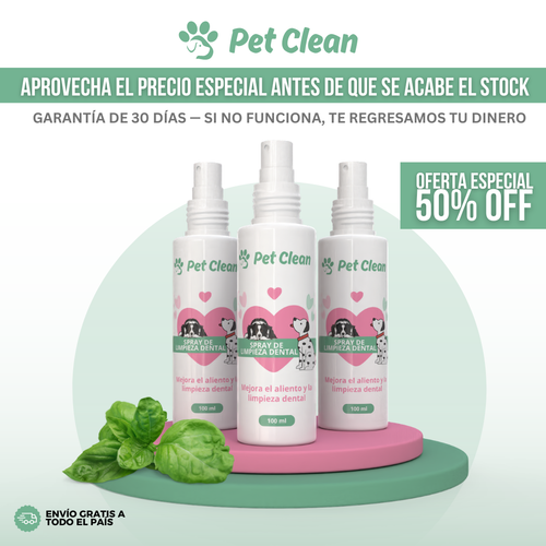 PetClean™ – Saubere Zähne, ohne Bürste und ohne Tierarzt.