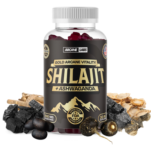 Arcane Shilajit w/ Ashwagandha Gummies