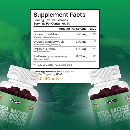 Arcane Sea Moss Caps (Energy & Libido Boosting)