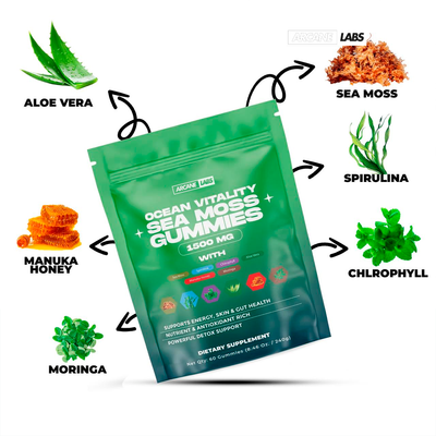 Arcane Shilajit & Sea Moss Gummies Bundle