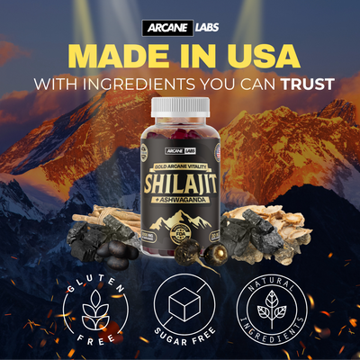 Arcane Shilajit w/ Ashwagandha Gummies