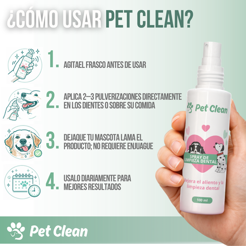 PetClean™ – Saubere Zähne, ohne Bürste und ohne Tierarzt.