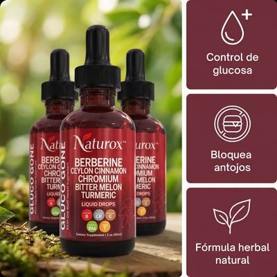 Naturox™ - Berberina Regulador de Azúcar en Sangre en Gotas